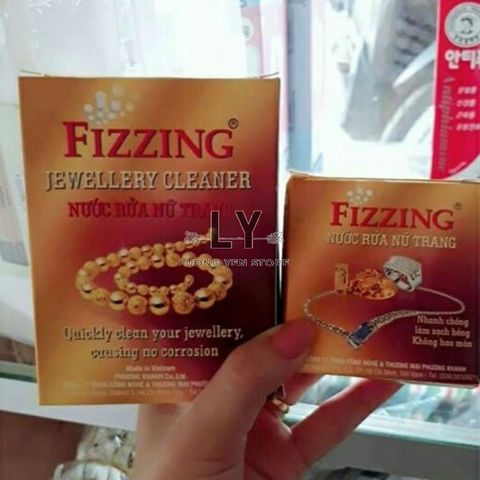 Combo 3 Hộp Nước Rửa Trang Sức Vàng Bạc Fizzing 35ml - Làm Sạch, Làm Sáng Nữ Trang Không Gây Hao Mòn, An Toàn, Hiệu Quả